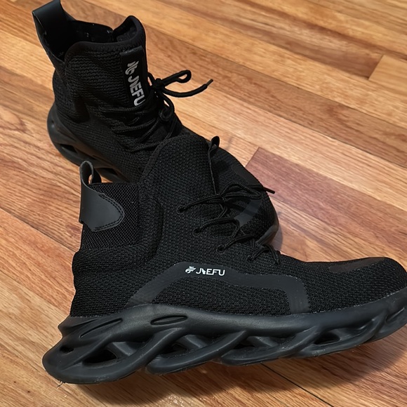 Jefu Work Safety Boots Breathable Lightweight Reliable Durable Steel Toe - Picture 4 of 4